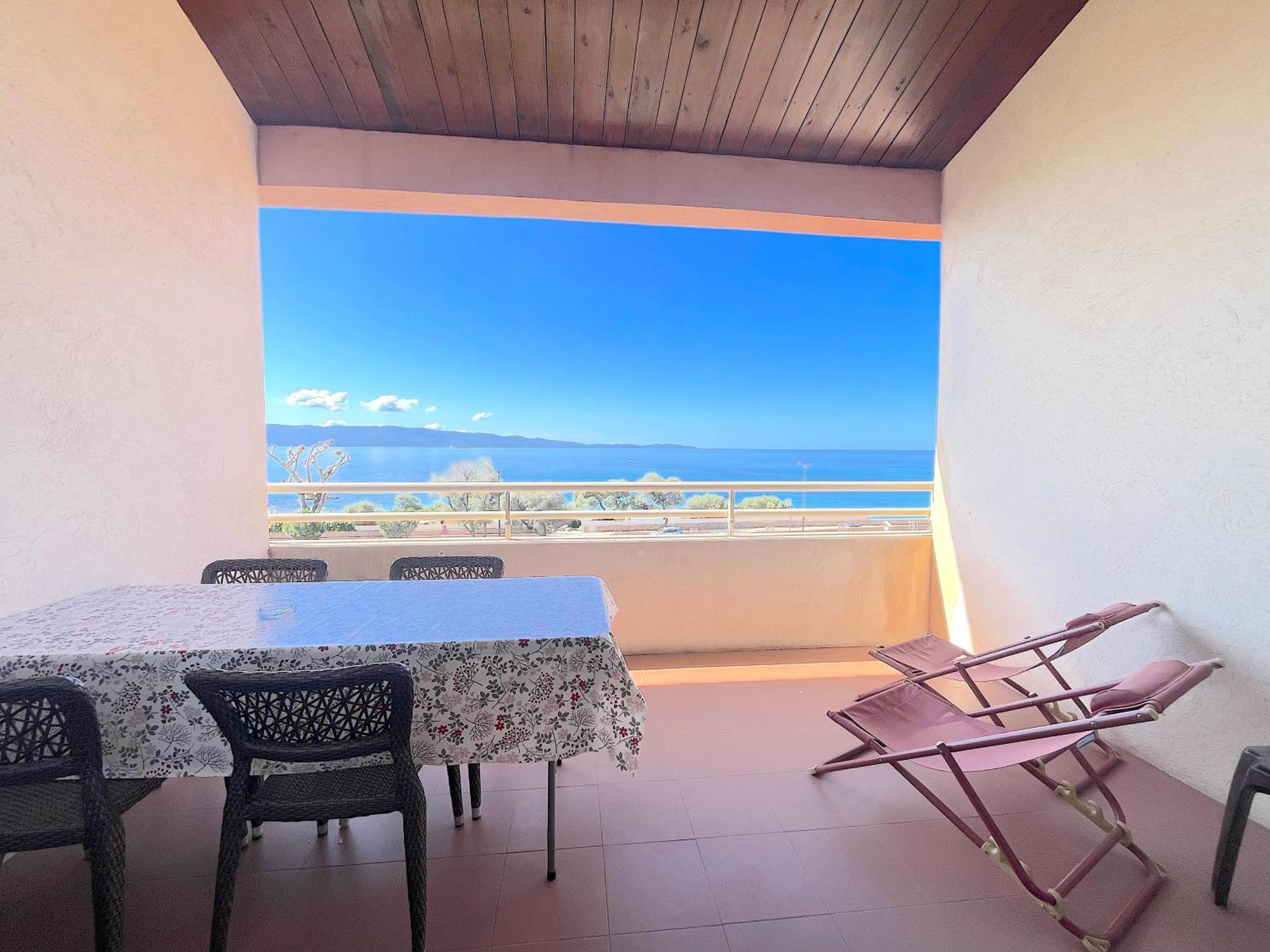 Aria Marina Duplex Vue Mer Route Des Sanguinaires, Plage A 50M, Parking Gratuit, 4 Pers 阿雅克肖 外观 照片